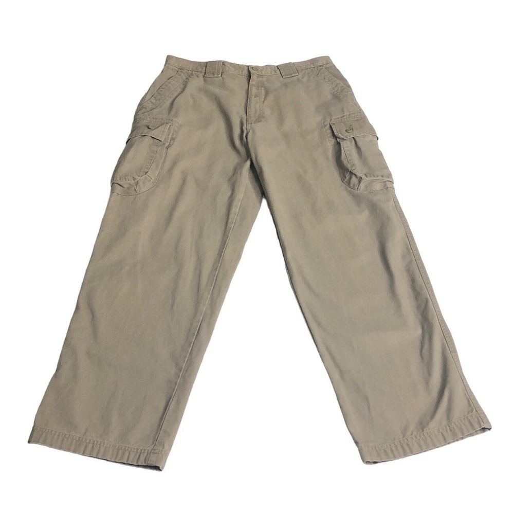 Vintage LL Bean Cargo Pants Men 34x30 Field‎ Military Style Utility Actual 32x30